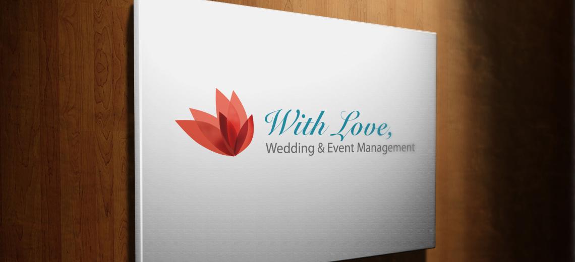 With Love, Weddings Logo